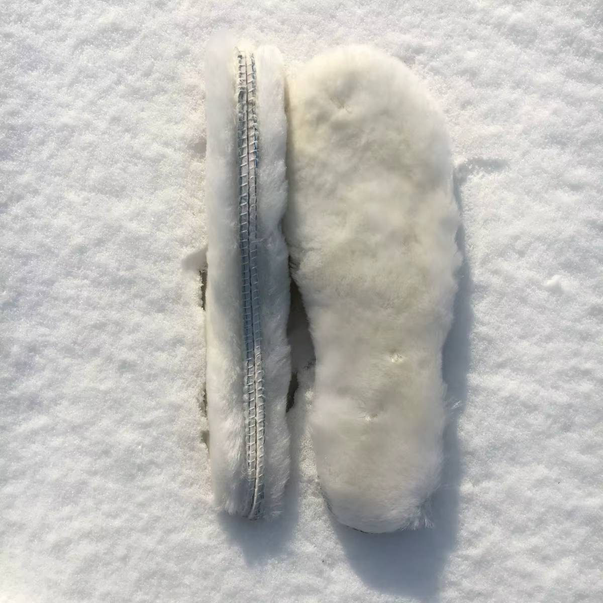 Semelles intérieures en peau de mouton, vraie fourrure naturelle, laine et cachemire, chaussures thermiques d'hiver pour adultes et enfants, bottes de neige chaudes, coussinet de chaussure surdimensio