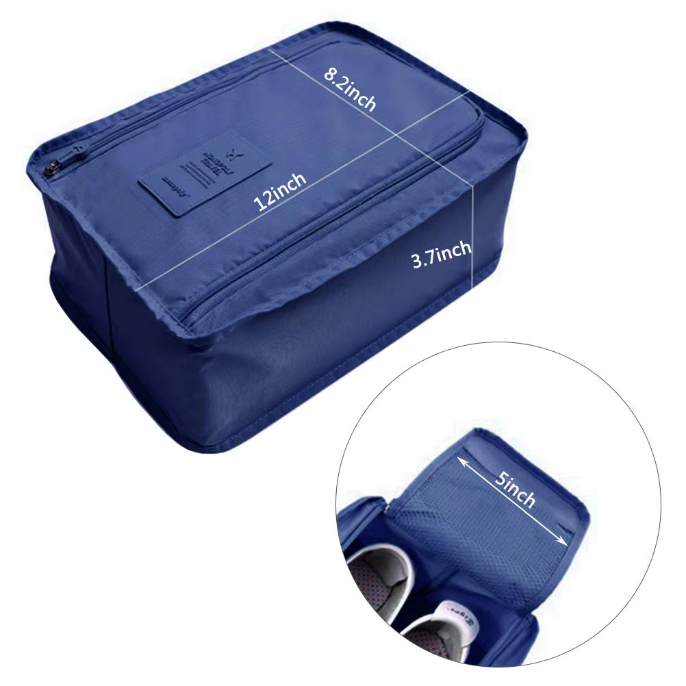 Sacs à chaussures portables, supports de voyage, stockage pliable étanche multifonction, poudres à chaussures haute capacité