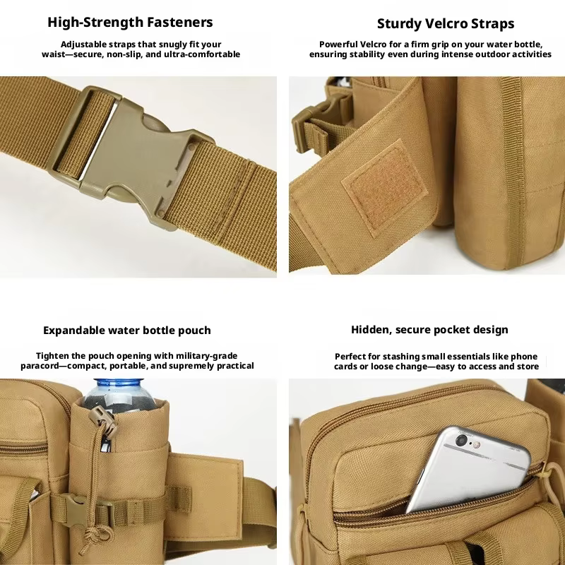 Sac banane multi-sports pour bouteille d'eau