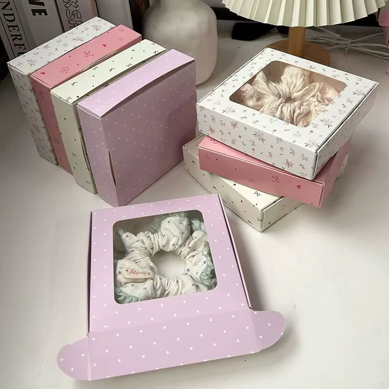Boîte-cadeau carrée, présentoir de bijoux