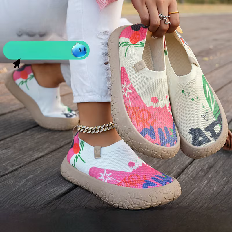 Chaussures décontractées sportives pour femmes, semelle souple, talon épais, rehaussantes, respirantes, légères, amortissantes, pour le printemps