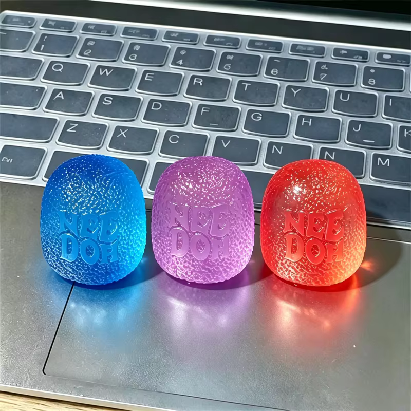 Jouet sensoriel en gomme de maltose Needoh, bonbon solide anti-stress non toxique, boule à presser pour soulager l'anxiété et la tension