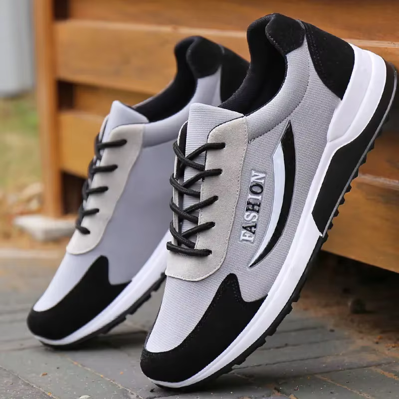 Hommes chaussures de Tennis toile chaussures de sport pour hommes à lacets baskets décontractées respirantes chaussures d'entraînement antidérapantes hommes chaussures vulcanisées