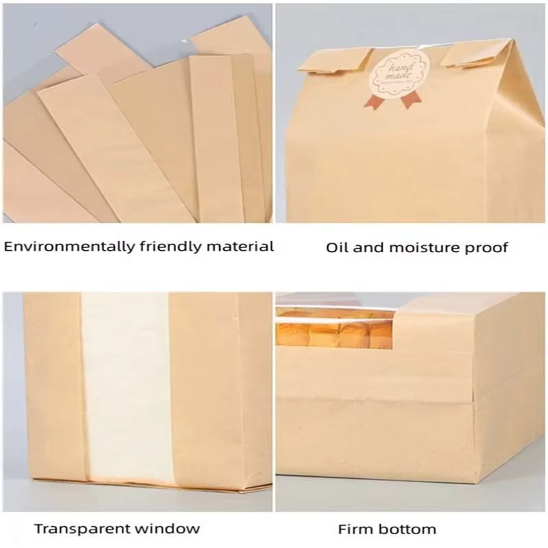 Sacs en papier kraft jetables imperméables