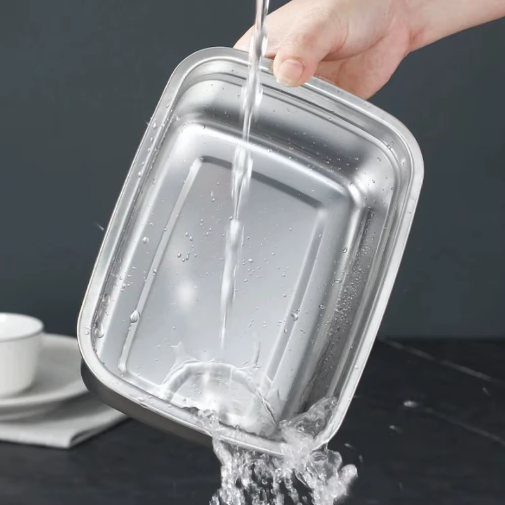 Boîte à déjeuner de Camping en acier inoxydable