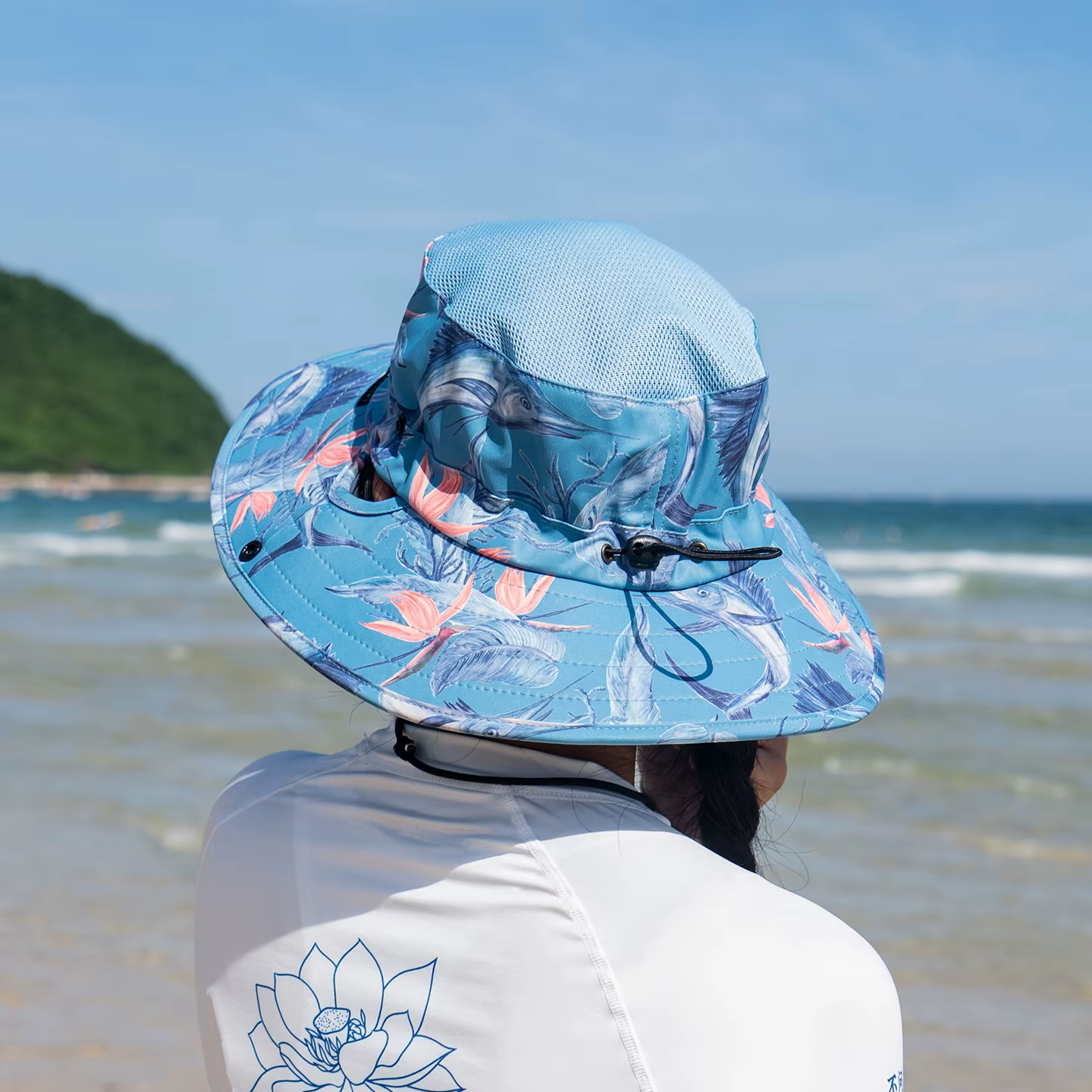 Nu-juin – chapeau de randonnée respirant, Protection solaire réglable pour hommes et femmes, casquette de pêche en plein air, escalade, sport, seau, chapeaux de Camping