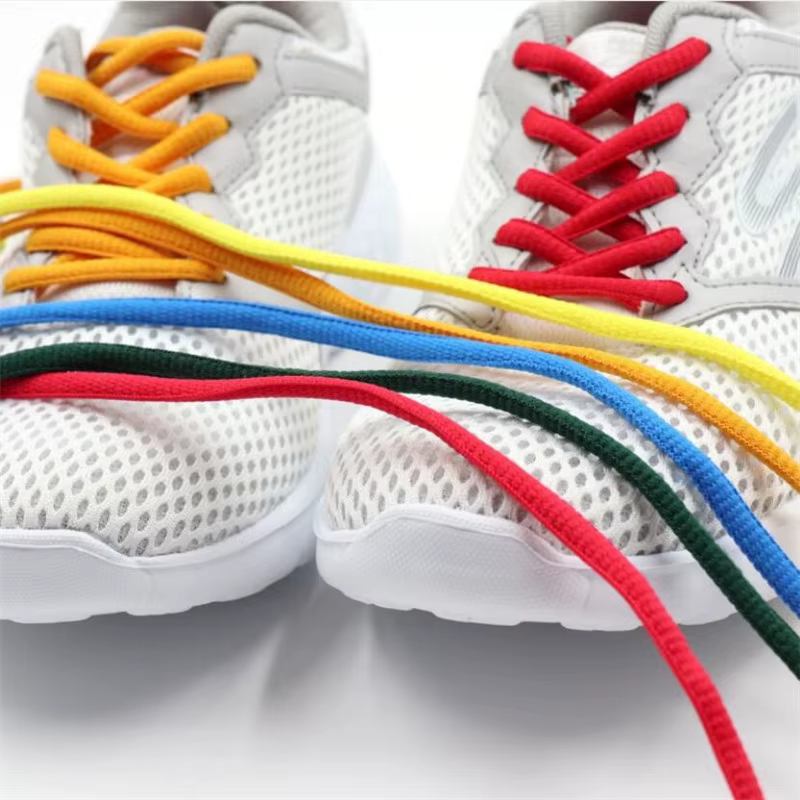 Lacets de chaussures ovales longs de 120CM