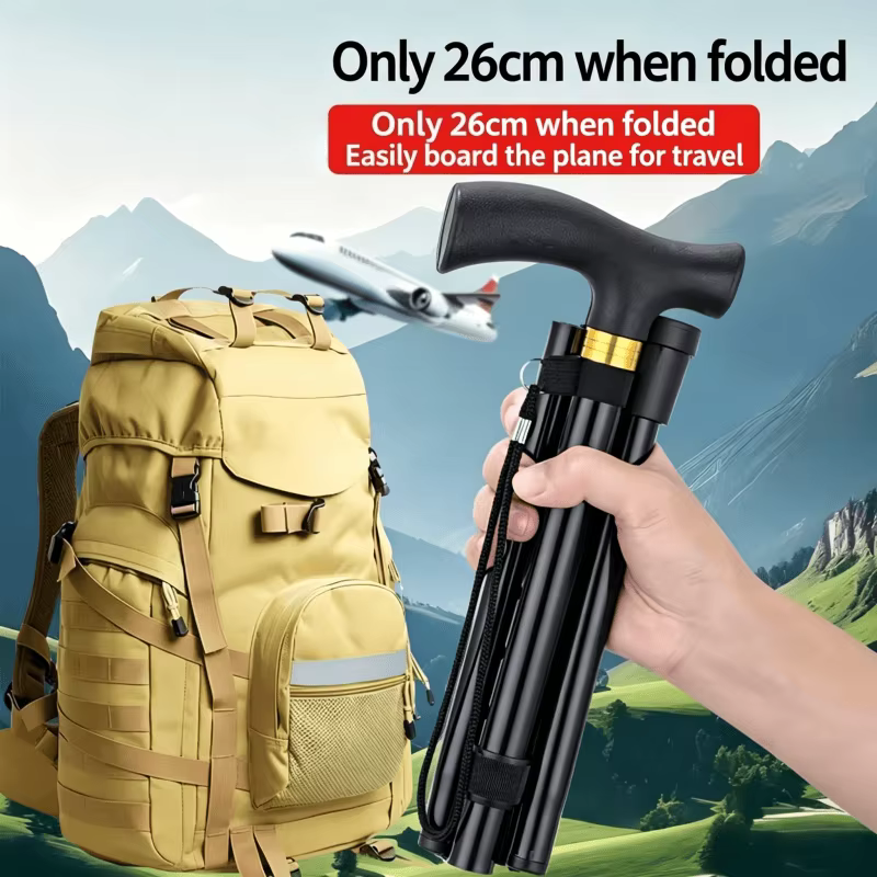 Canne de marche télescopique randonnée en plein air bâtons de Trekking en alliage d'aluminium