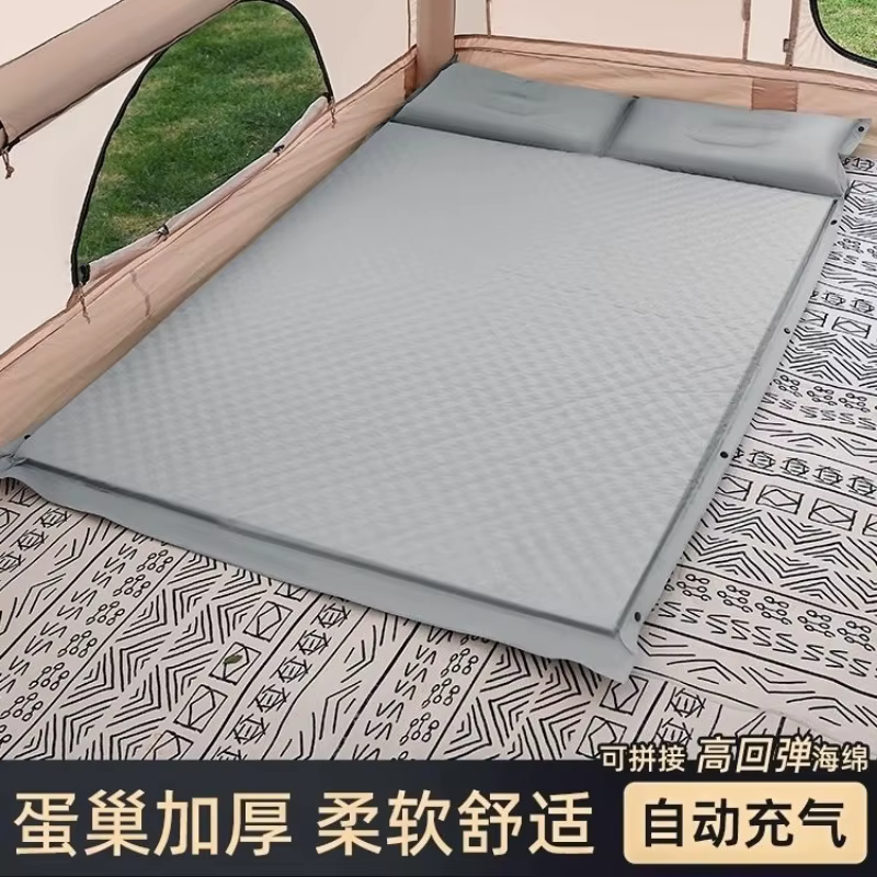 Matelas gonflable automatique, matelas gonflable portable pour camping en plein air, tapis de couchage