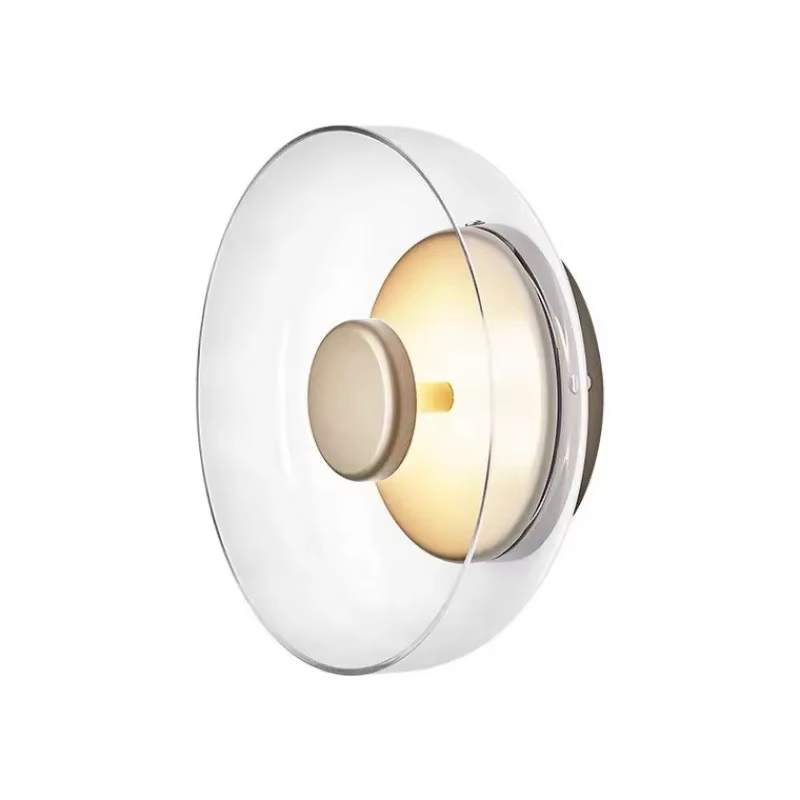 Applique murale moderne en verre, éclairage Led, bol suspendu, style nordique, salon, chambre à coucher, lampe de chevet, cuisine, décoration intérieure, luminaires