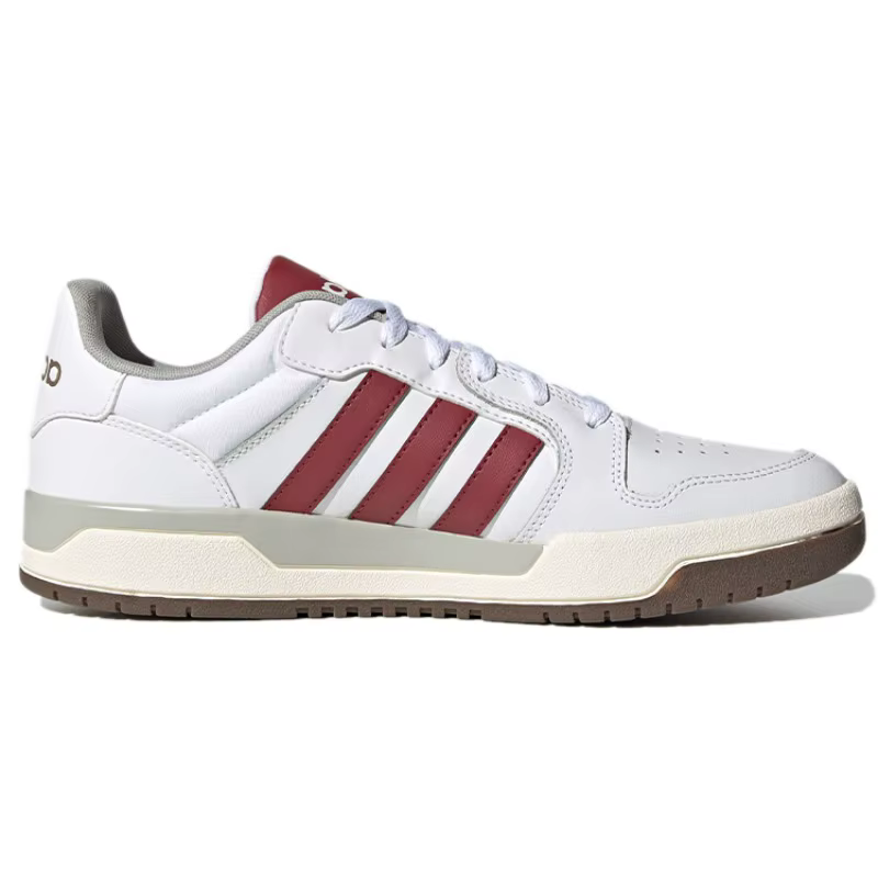 Baskets de skate classiques bicolores blanc et rouge