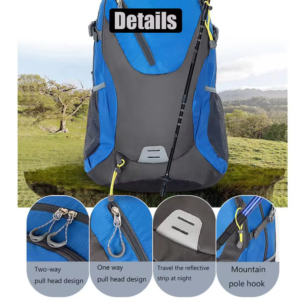 Sac à dos d'alpinisme de sports de plein air pour hommes et femmes