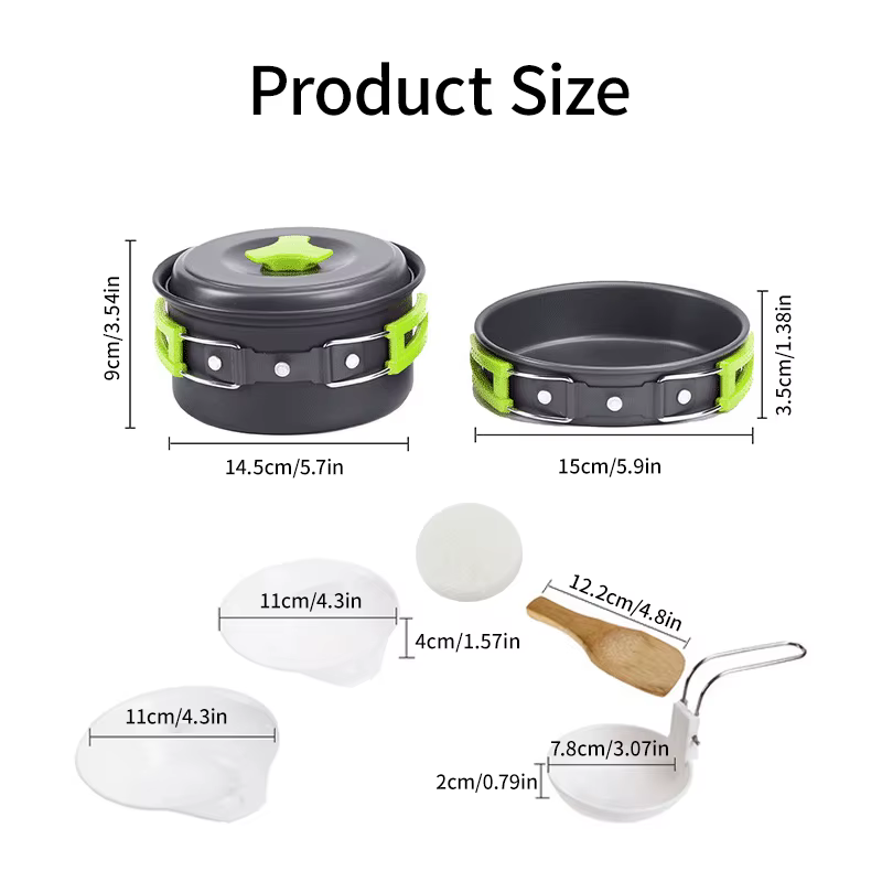 Batterie de cuisine de Camping