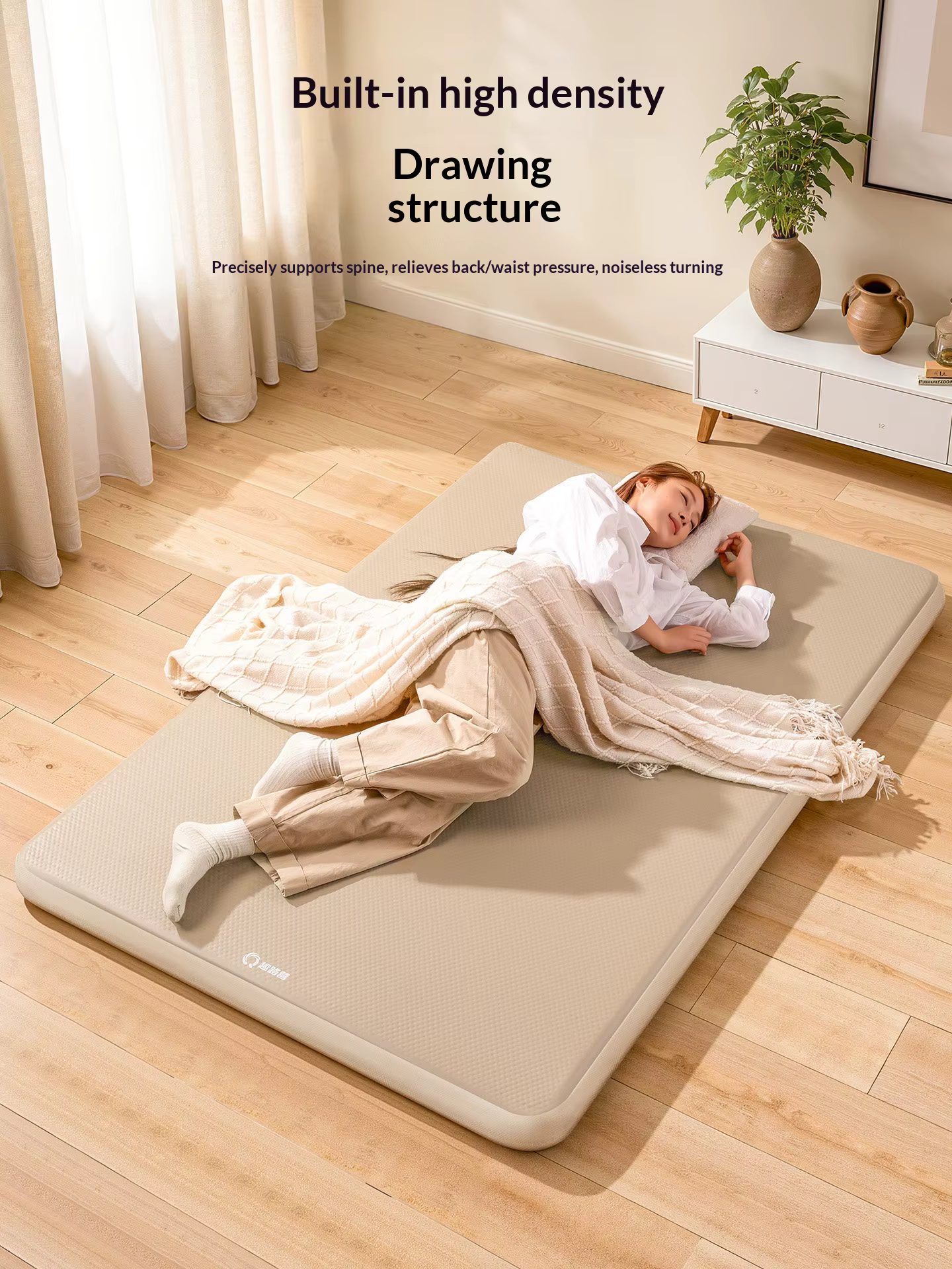 Matelas gonflable compact pliable lohascamping 2026 pour tente de camping, lit de couchage pour 1-2 personnes, épaisseur 10 cm