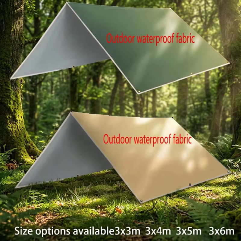 Grande Tente de Camping Extérieure Imperméable avec Protection UV et Pare-Soleil pour Pique-niques