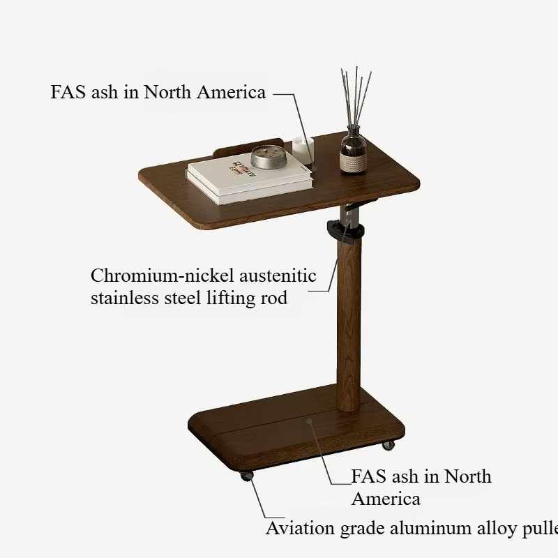 Table basse d'angle basse, petite table basse relevable en forme de L pour salon, table d'angle de canapé, Tavolino Da Salotto Moderno, mobilier d'hôtel