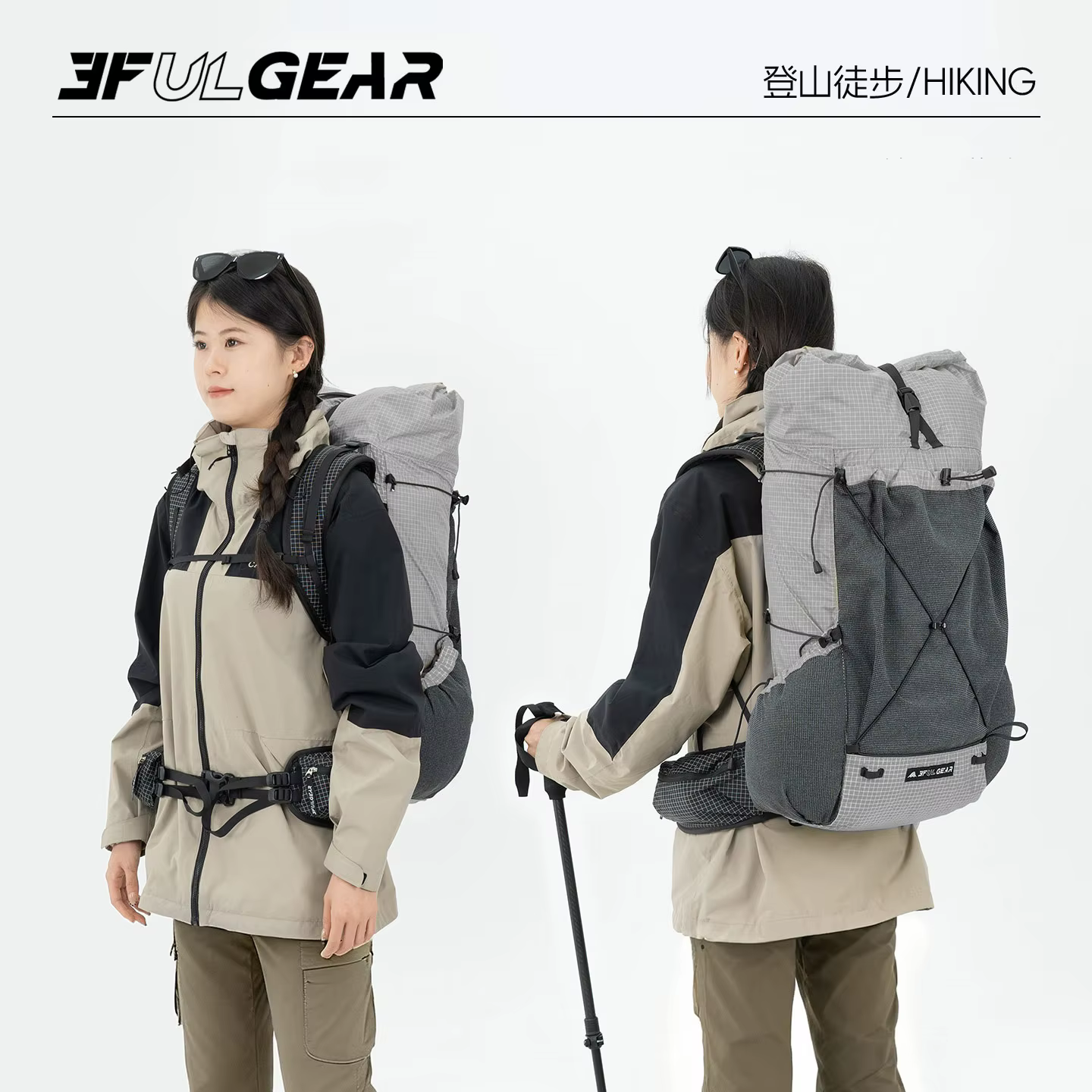 Sac à dos 3F UL GEAR Tutor Ultra pour le camping en plein air, 30+10L, ultraléger, UHWMPE, randonnée, imperméable, voyage, alpinisme, DAOSHI
