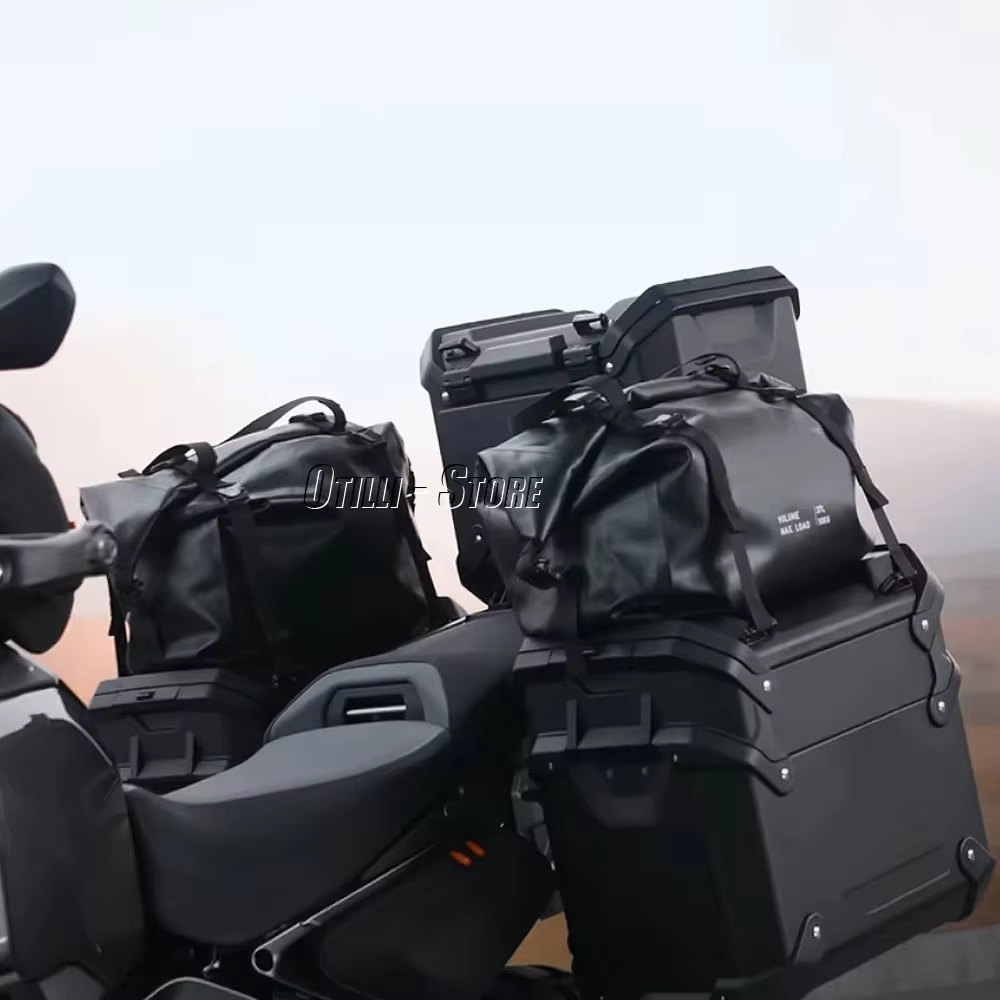Sac intérieur noir pour bagages de moto, pour BMW R1300GS ADVENTURE R 1300 GS Adventure 1300GSA, sacs supérieurs en aluminium