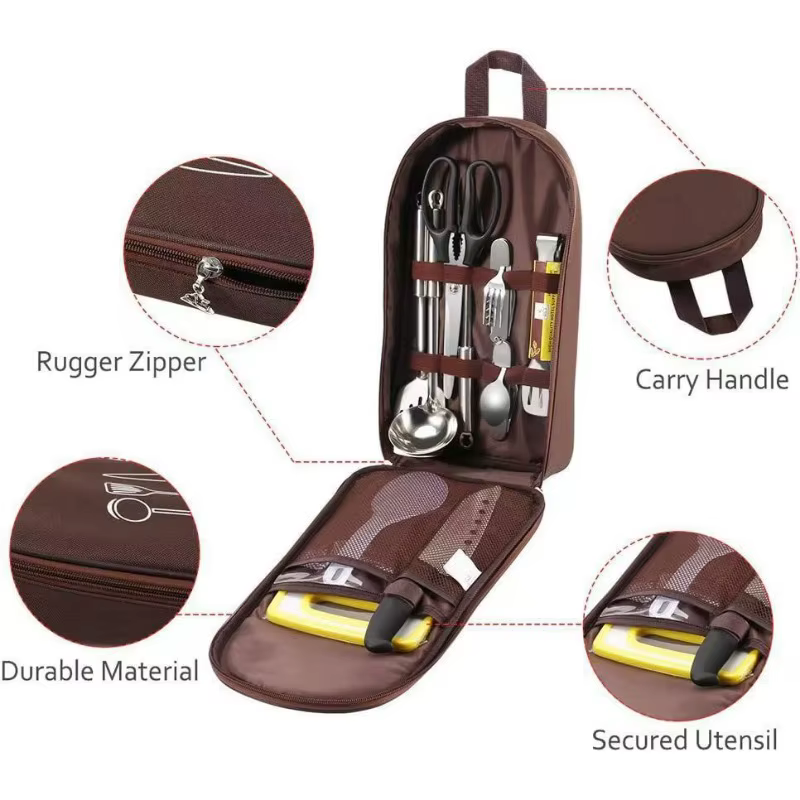 Sac de voyage pour ustensiles de cuisine de camping