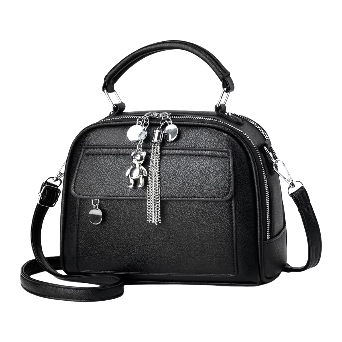 Sac à bandoulière tendance pour femme, cadeau étudiant, sac à main avec large sangle, nouvelle collection printemps 2026, en cuir PU, style décontracté, sac de navetteur