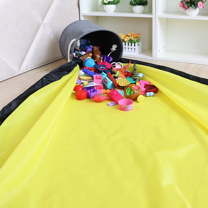 Sac de rangement rapide pour jouets d'enfants, sac de rangement à fermeture magique, sac de rangement et d'organisation pour blocs de construction Lego