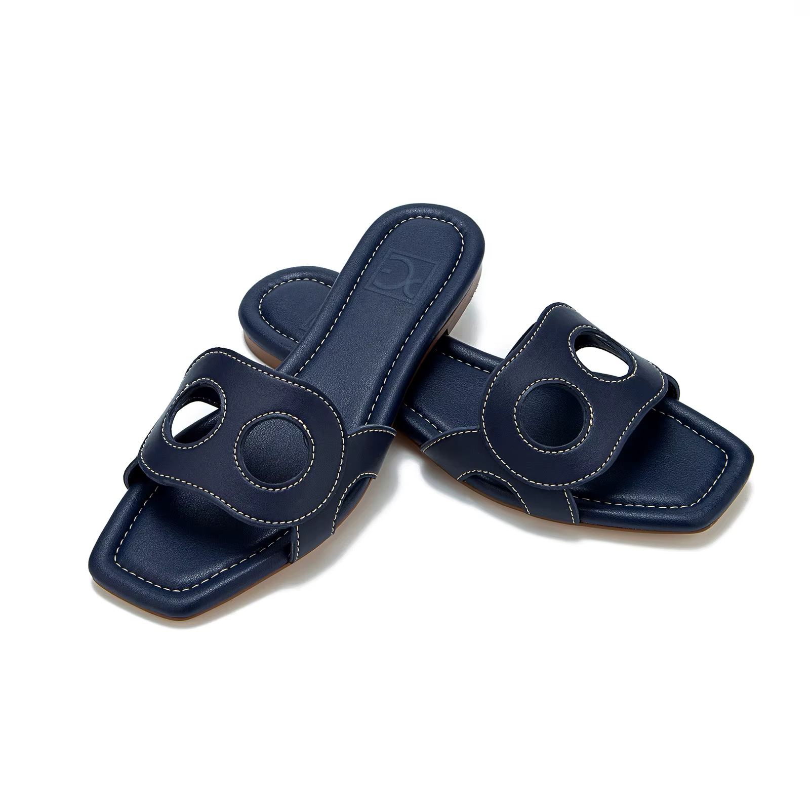 PG PATSY GARIS – Nouvelles pantoufles plates multifonctionnelles pour femmes, style extérieur, couleur unie, design tendance