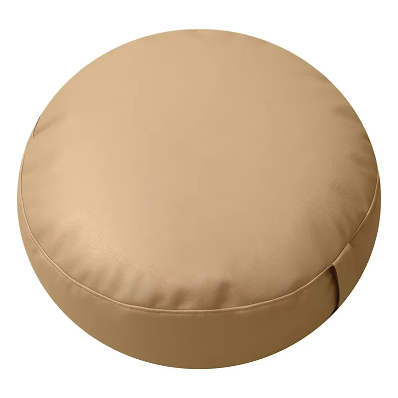 Pouf Ottoman en Faux daim, repose-pieds décoratif doux avec housse amovible, mobilier de salon, chambre à coucher, dortoir et bureau