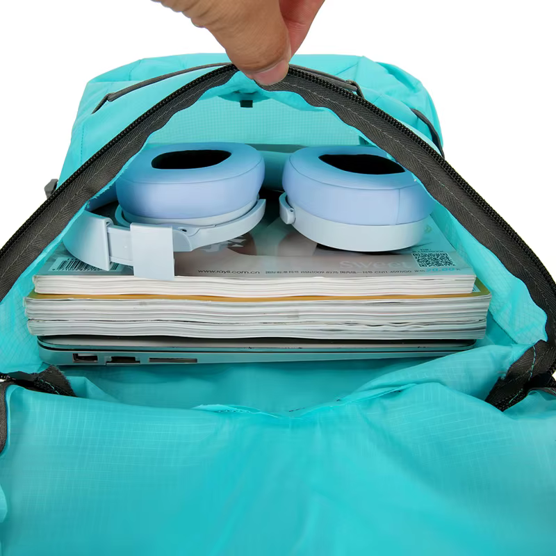 Sac à dos de voyage léger et pliable avec fermeture éclair