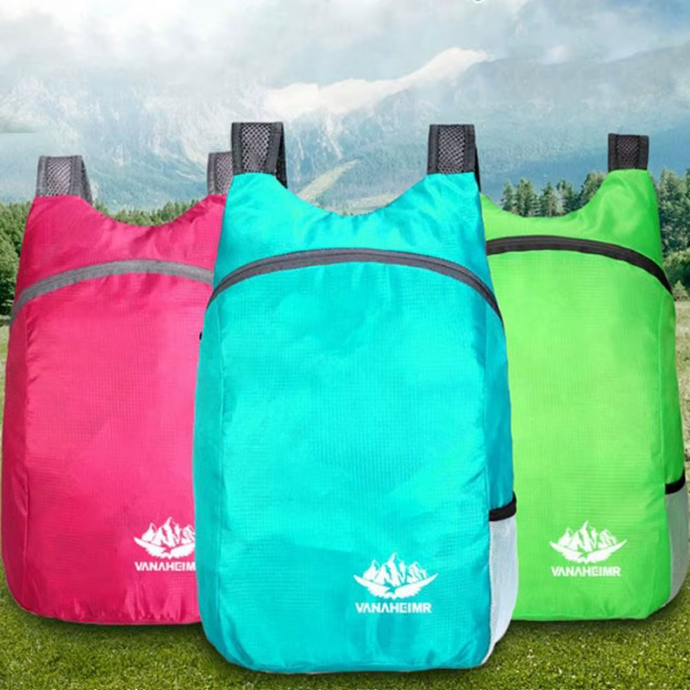 Sac à dos pliable imperméable Nano pour hommes et femmes