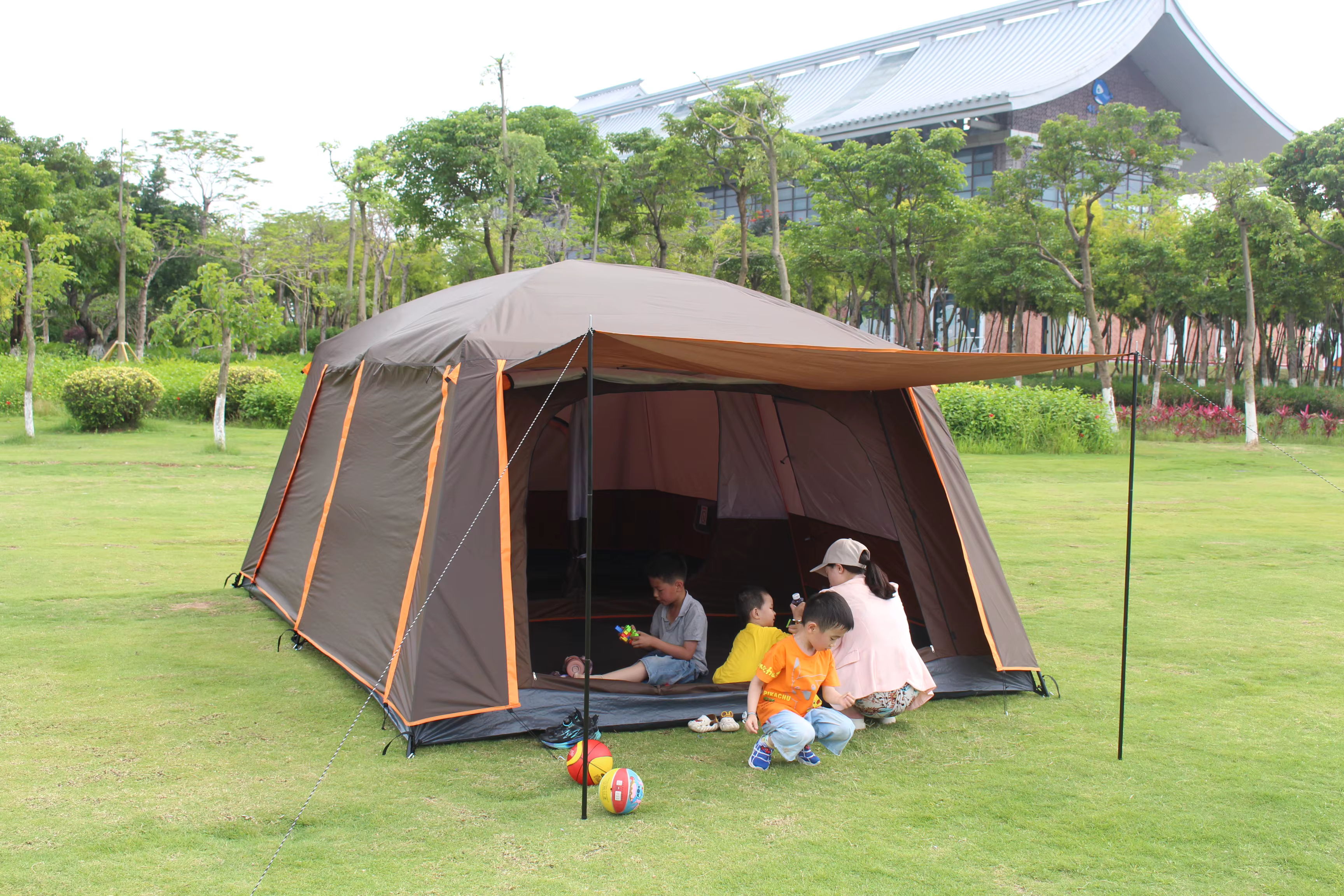 Tente de camping surdimensionnée étanche à la pluie