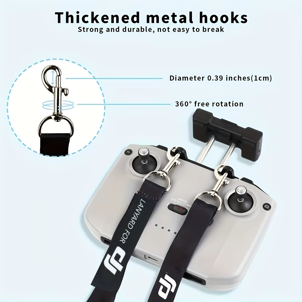 Sangle de cou pour drone, accessoires pour DJI Mini 4K / 2/2 SE / 3/3 Pro, pour DJI Flip/Neo/Mavic 3 / FPV, et DJI Air 3S / 3 / 2S