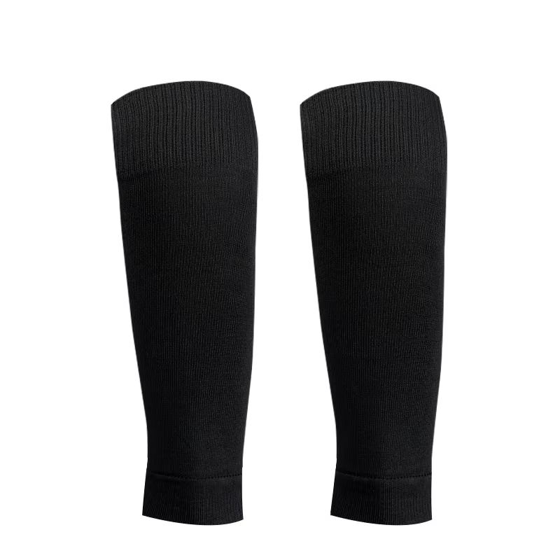 Chaussettes de football rouges pour hommes et femmes, protège-tibias, couvre-jambes, nouveau