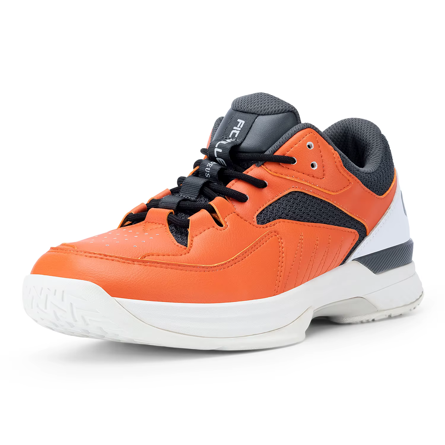 FitVille Chaussures de pickleball pour hommes, baskets confortables extra larges, chaussures de tennis toutes surfaces avec soutien de la voûte plantaire pour la fasciite plantaire