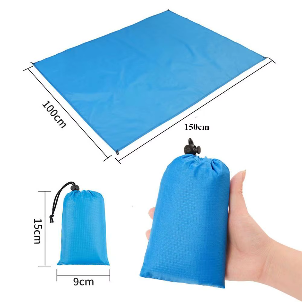 Bâche de sol imperméable ultralégère avec sac