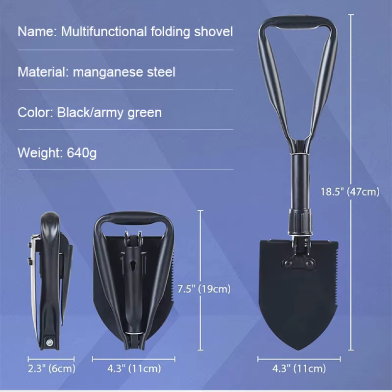Pelle pliable 3 en 1 pour l'extérieur
