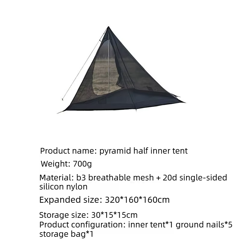 Tente de camping de randonnée en plein air