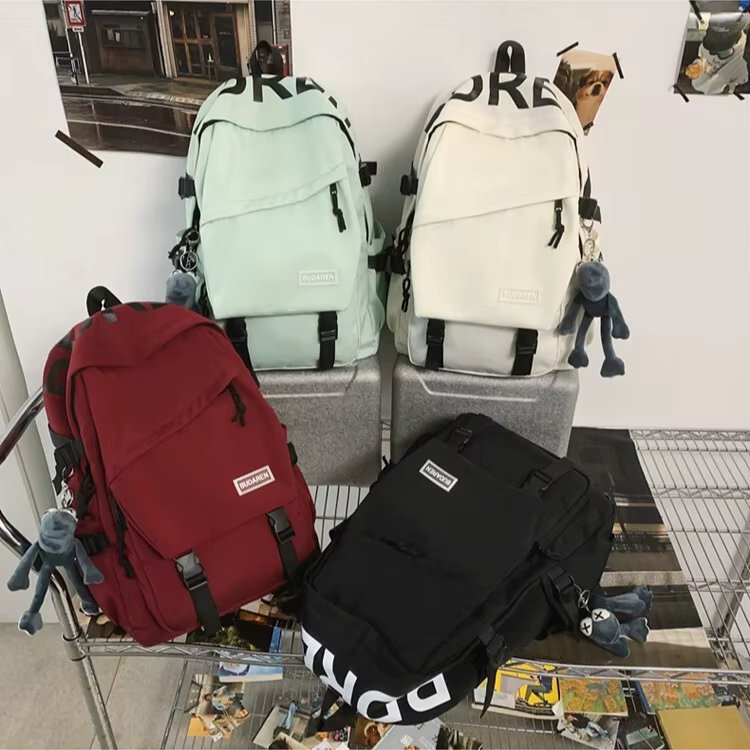 INS sac à dos pour hommes Simple polyvalent grande capacité sac à dos de voyage décontracté pour femmes collège Double sacs à bandoulière en vente