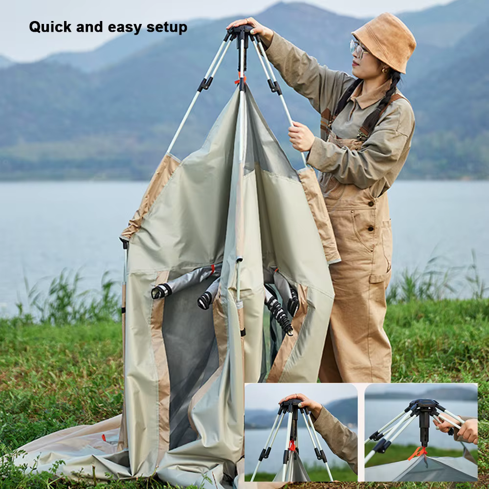 Tente de camping étanche à la pluie à ouverture rapide automatique