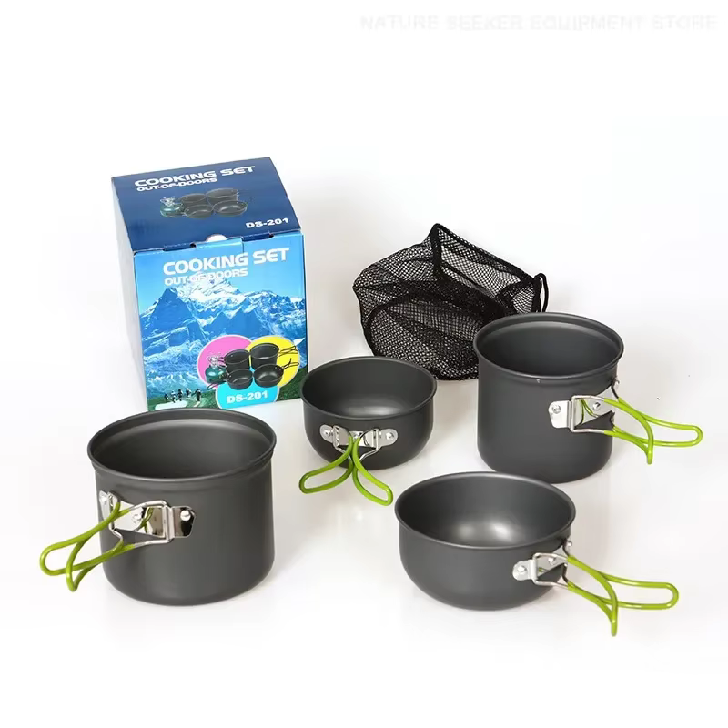 Kit d'ustensiles de cuisine de camping