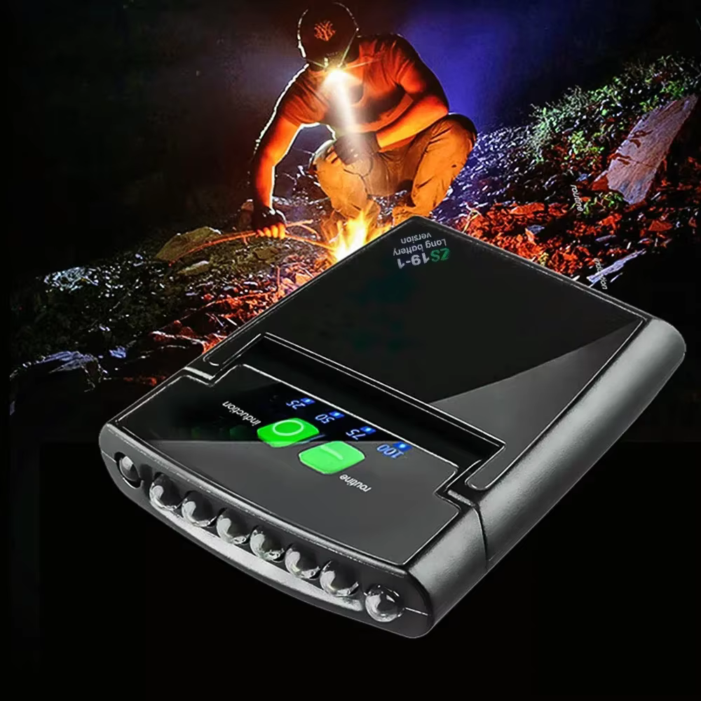 LED lampe frontale Mini pince sur casquette chapeau lumière tête torche pêche Camping