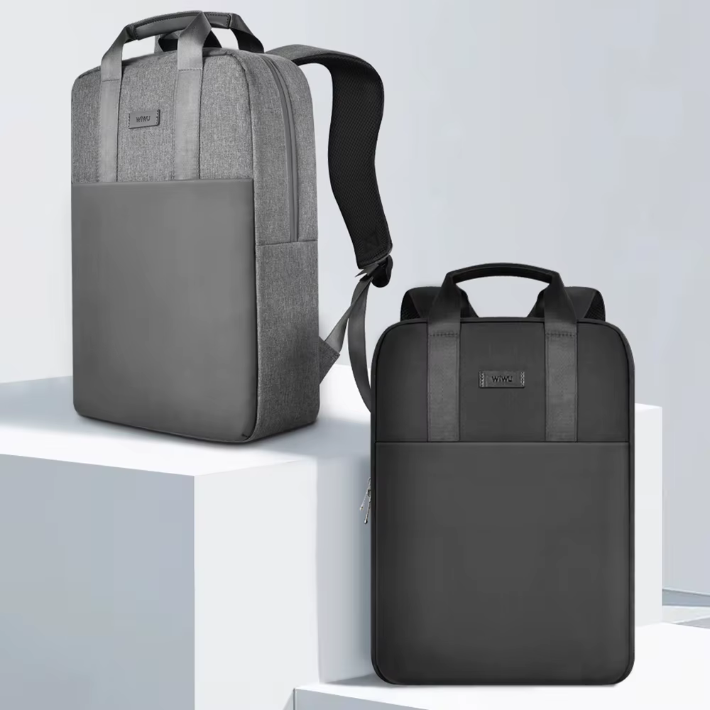 WIWU-Sac à dos pour ordinateur portable pour femme et homme, sacoche d'école de grande capacité pour MacPleAir 15, étanche