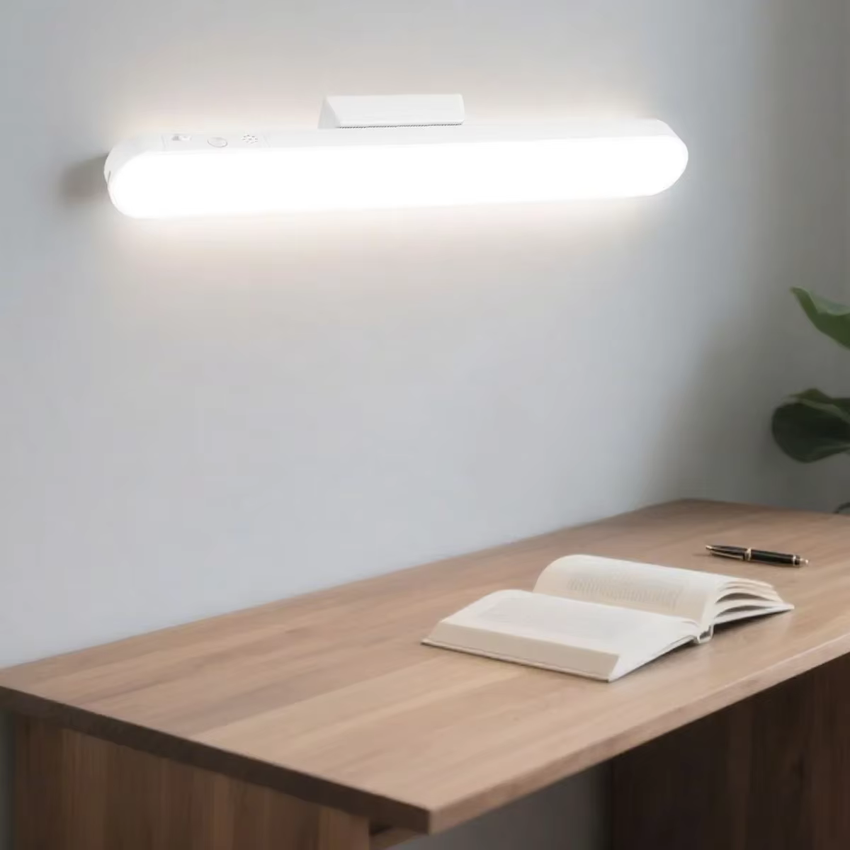 Lampe de Table magnétique suspendue, lampe de lecture LED USB ou Rechargeable, veilleuses, lampe d'armoire, lampe miroir