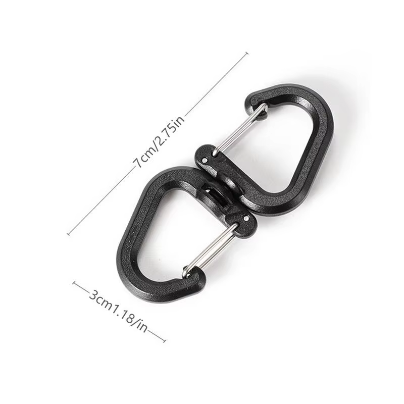 Mousqueton à Double Clip