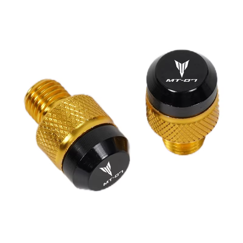 Bouchons de trou de miroir CNC pour moto Yamaha MT-07 MT 07 MT07, accessoires, vis, boulons, capuchons de couverture