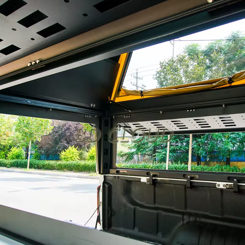 Tente de camping portable en toile personnalisée pour camion