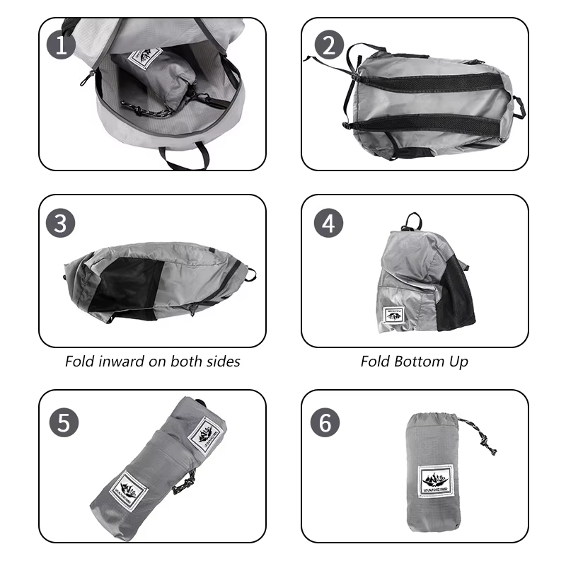 20L Portable pliable sac à dos pliant alpinisme sac ultraléger en plein air escalade cyclisme voyage sac à dos