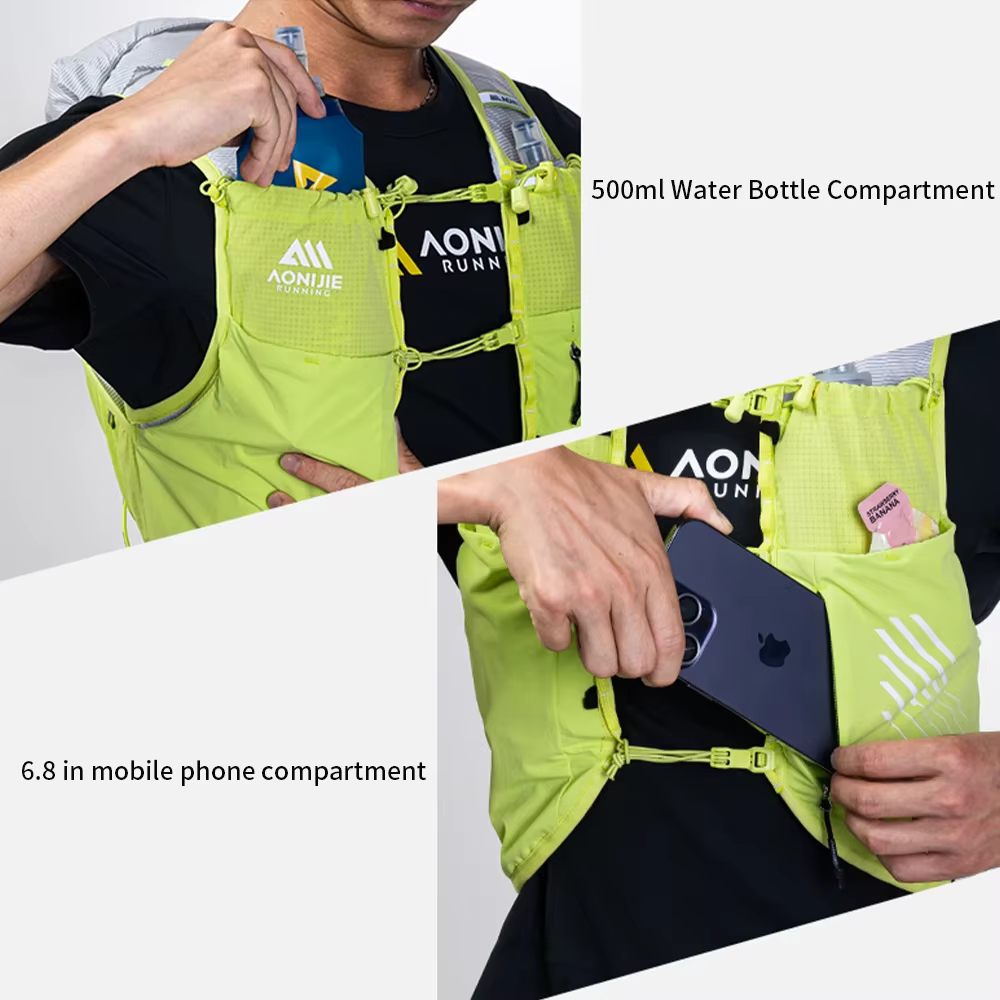 AONIJIE Sac à dos de course sur sentier professionnel de grande capacité C9116-15L pour le cyclisme en plein air