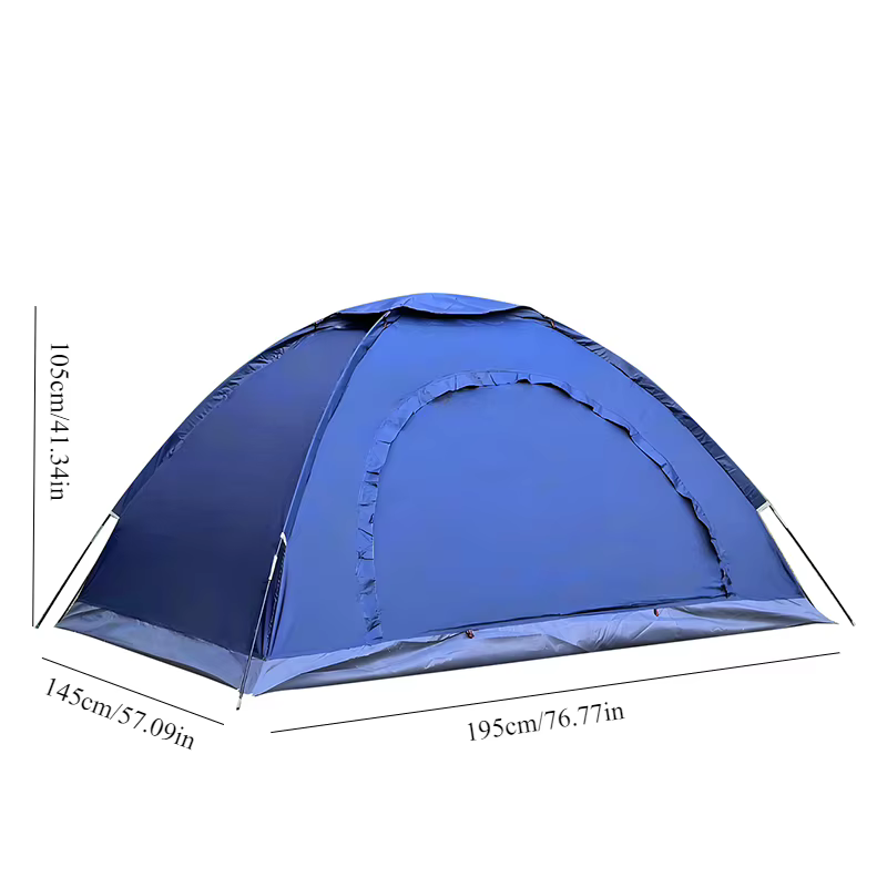 Tente de camping en plein air