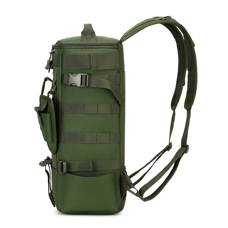 Sac à dos tactique multifonctionnel vert militaire pour hommes
