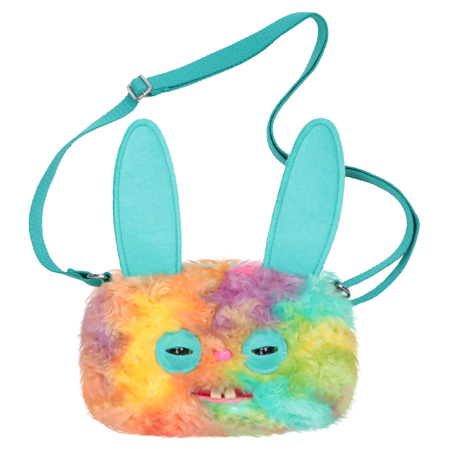 Sac bandoulière en peluche Fugglers Ugly Teeth Monster, petit sac mignon Fuggs, sac de rangement à bandoulière, pochette pour téléphone, appareil photo